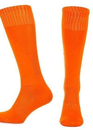 Гетри футбольні дитячі pro-400 один размер помаранчевий (57429093), no branding