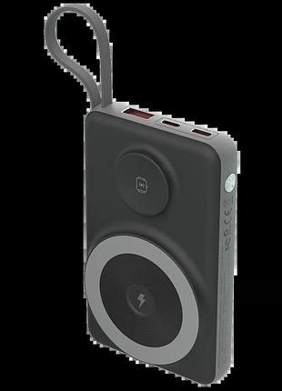 Повербанк choetech b695 10 000ма•г black з магнітною зарядкою