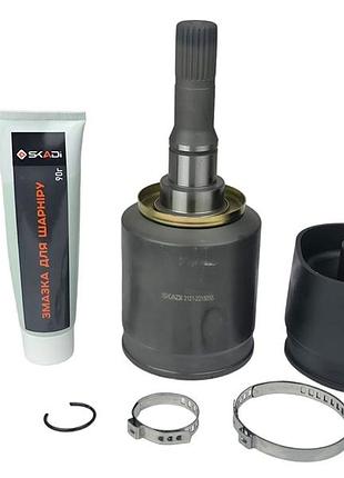 Шрус 2121, 21213 внутренний левый (22 шлица) короткий skadi