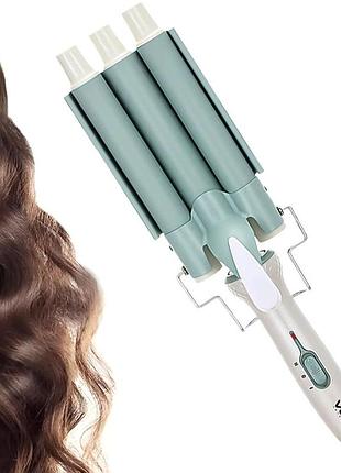 Тройная плойка для волос, диаметр 22 мм, vgr v-595