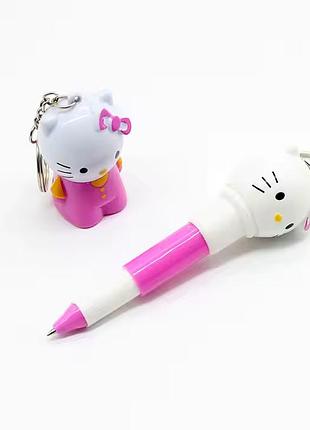 Ручка-брелок кітті hello kitty ost