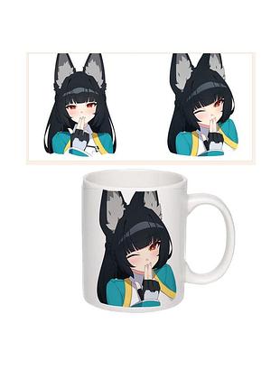 Чашка біла міябі zenless zone zero зенлес зон зіро (z1622)