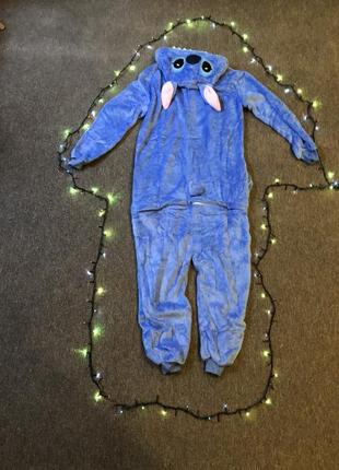 Кігурумі стіч (кенгуруми, кигуруми стич,stitch,пижама новогодняя)3 фото