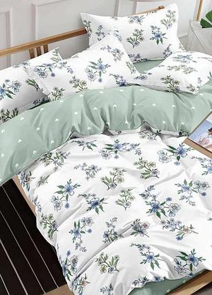 Постільна білизна бязь маргаритки двоспальний євро