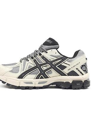 Asics gel kahana 8 світло сірі з чорним