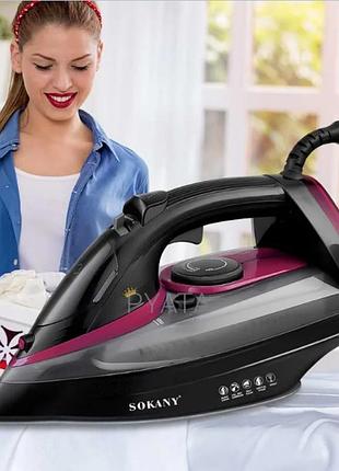 Електрична праска sokany sk-11012 з функцією відпарювання, 2400 вт, 450 мл