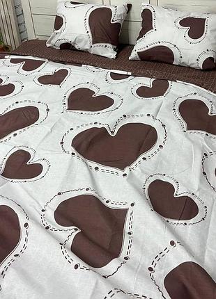 Постельное белье бязь шоколадное сердце