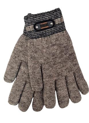 Рукавиці авангард темно-бежевий