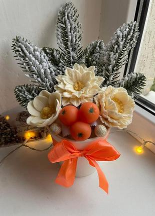 Новорічний букет з мила