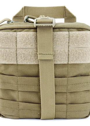 Аптечка койот для быстрого сброса система molle кордура 1000 den dm-11
