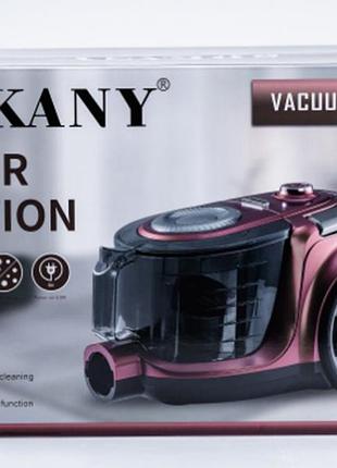 Пылесос ручной колбовой для дома мощный циклонный вакуумный контейнерный