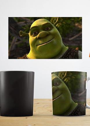Чашка хамелеон матова "шрек" aurora v7