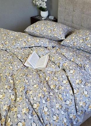 Постельное белье фланель фанси двуспальный евро