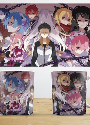 Кружка аніме «re:zero» re:zero − starting life in another world abc