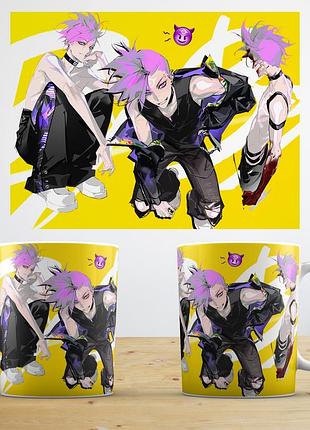 Кружка аніме «бути героєм х» to be hero x aurora