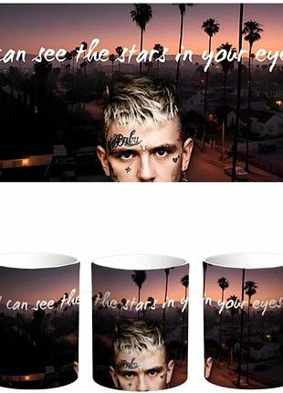 Чашка з принтом "lil peep" 3