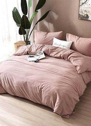 Постільна білизна фланель пудра сімейний