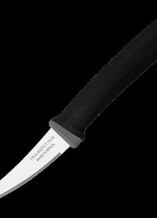 Нож для томатов tramontina felice black, 76 мм (7081468)