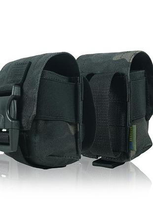 Подсумок под 1 гранату kiborg (черный мультикам)