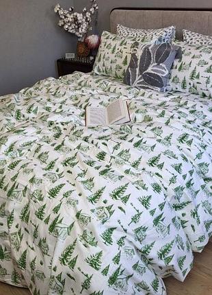 Комплект смерека фланель комфорт текстиль семейный на резинке