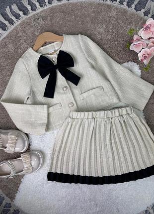 Детский твидовый костюм