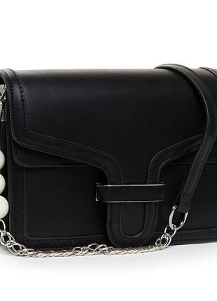 Сумка женская клатч на цепочке иск-кожа fashion 22 153 black
