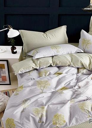 Постельное белье ранфорс деревья семейный