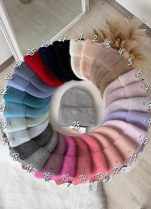 Шапка ангоровая,шапка на флисе,шапка зимняя,шапка ангоровая зимняя женская