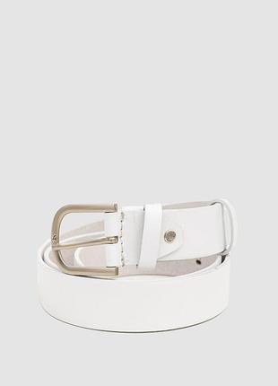 Ремень женский кожаный, цвет белый, 196rl35y0w3