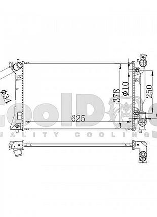 Радиатор охлаждения cooldog, cld0184
