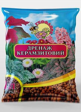 Дренаж керамзитовый 1л геофлора