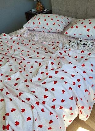 Постільна білизна ранфорс-жатка амур