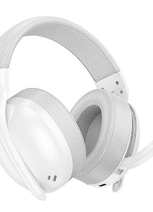 Накладные беспроводные наушники borofone bo30 magic light white