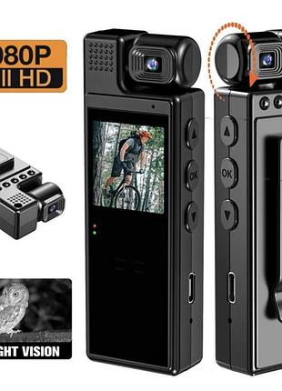 Нагрудная боди-камера l9 с дисплеем 1.3 дюйма wi fi art 9529(100)