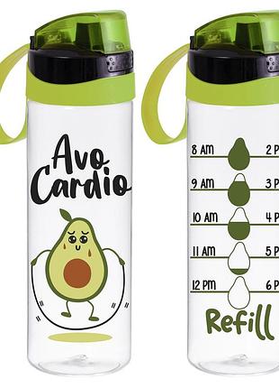 Пляшка для води herevin pc-avocardio 0.75 л (161670-050) (7135952)