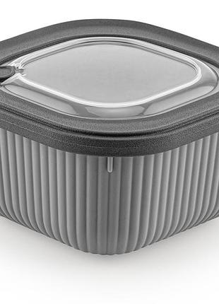 Контейнер idea home 00681 line box gray 0.6 л (00681 gray) (7180060)