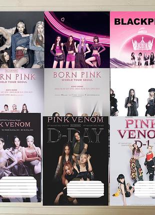 Набор из 9 тетрадей black pink блэк пинк 24691