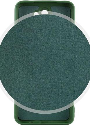 Чохол silicone cover lakshmi full camera (aa) для xiaomi redmi note 8 pro білий / white зелений / dark green, full camera 2