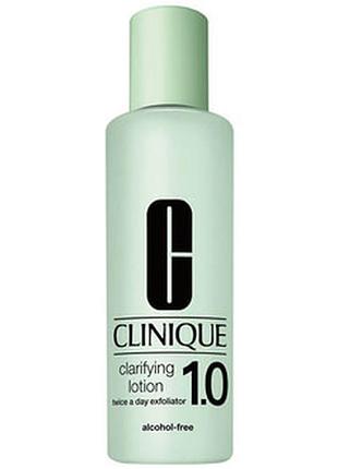 Clinique clinique clarifying lotion відлущувальний лосьйон для чутливої шкіри 200 мл