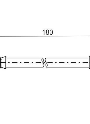 Шланг тормозной ззаду праворуч renault kangoo / grand kangoo ii (kw0/1_) 02.2008 - bo 1987481681