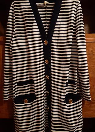 Женский трикотажный удлиненный жакет от украинского производителя.