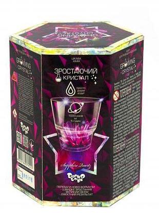 Набір для проведення дослідів "growing crystal" (укр)