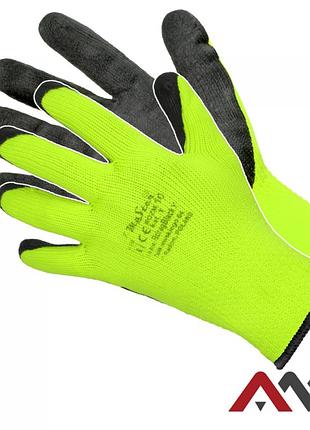 Рукавички захисні artmas rdrag black y (300) kat.1, жовтий/чорний, 11