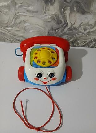 Телефон коллекционный в 2000 году.
история игрушек fisher-price