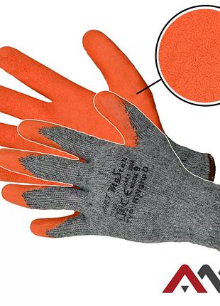Защитные перчатки artmas rwgrip o kat.1, серый/оранжевый, 9