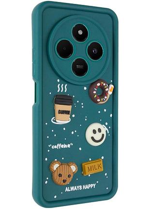 Чохол tpu toys case для xiaomi redmi 14c / poco c75 pine green / always happy