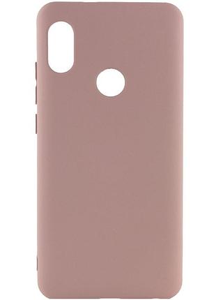 Чехол silicone cover lakshmi (a) для xiaomi redmi note 5 pro / note 5 (ai dual camera) розовый / pink sand
