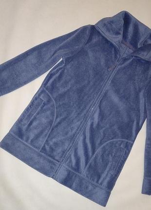 Світло-синя толстовка зіпка