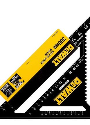Угольник для кровельных работ, металический, размером 300 х 300 мм dewalt dwht25228-0