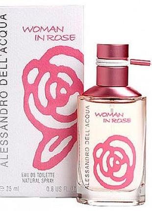 Alessandro dell` acqua alessandro dell'acqua woman in rose туалетна вода (тестер) 25 мл